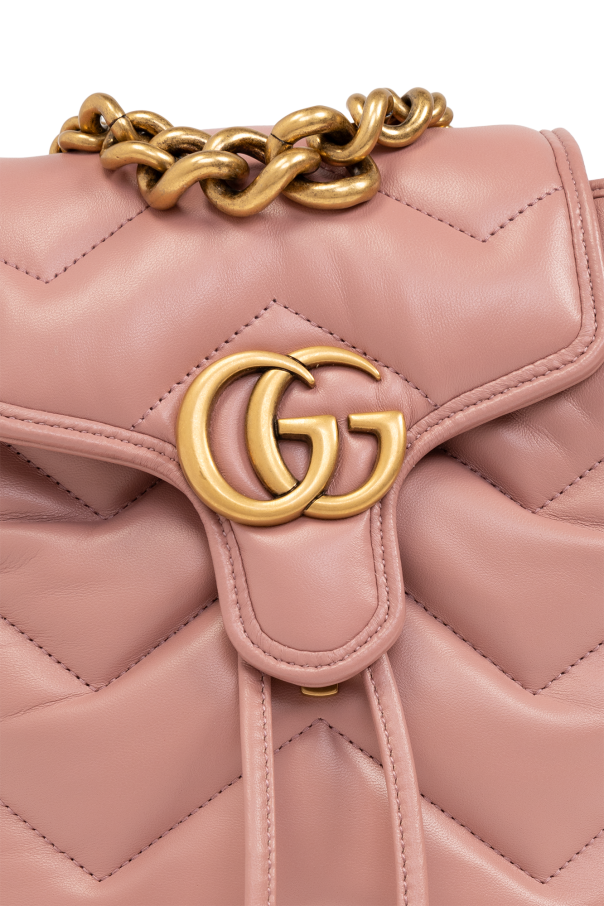 Pink GG Marmont backpack Gucci Vitkac France